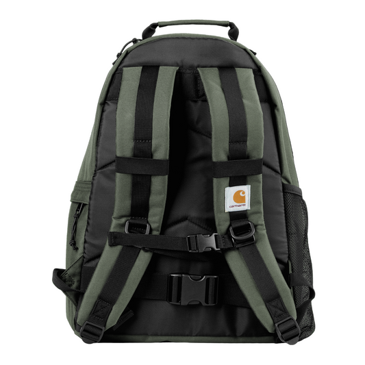 Mochila unissexo Carhartt WIP Kickflip em Opuntia. Foto da parte de trás.