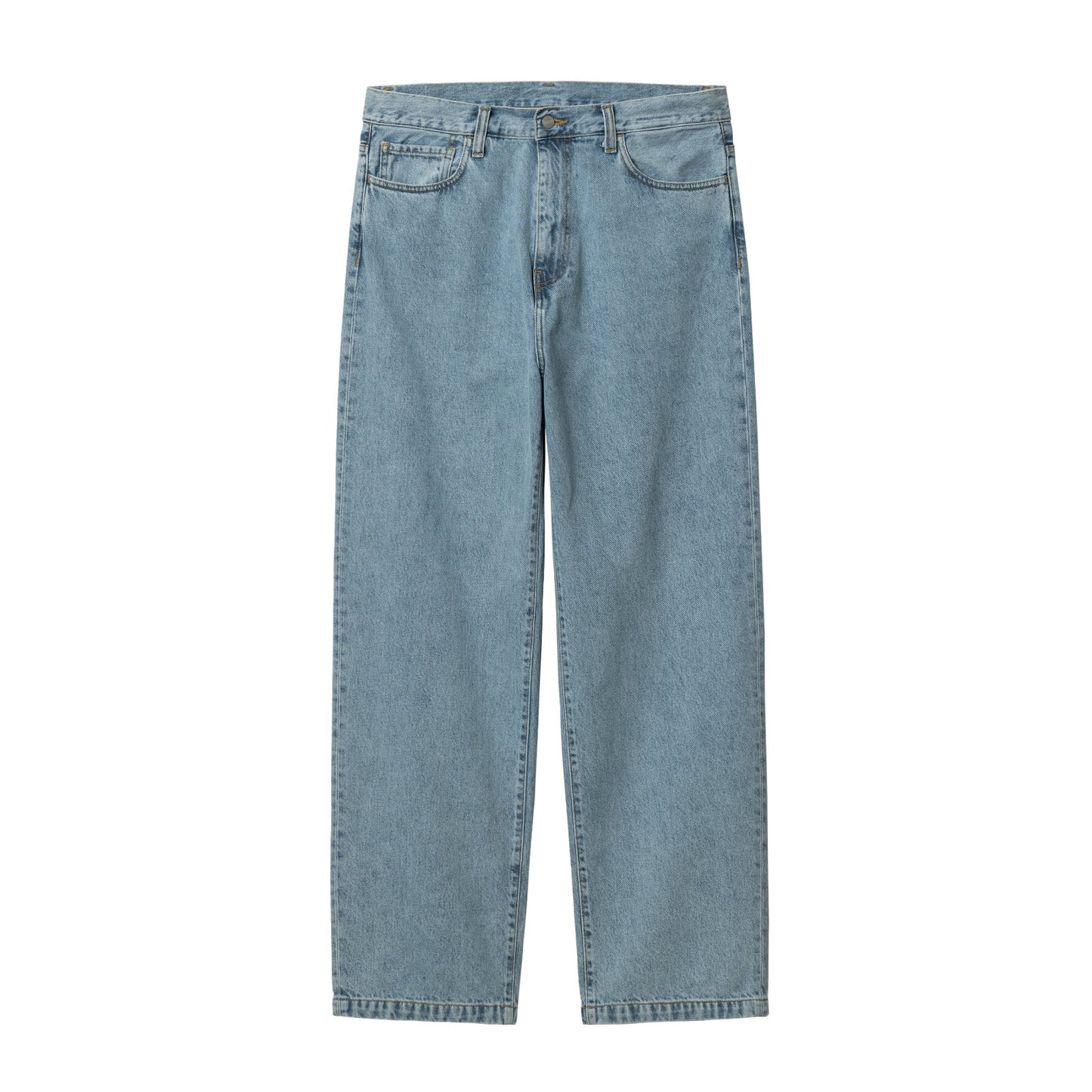 Carhartt WIP Landon Pant Blue Bleached. Foto da parte da frente.