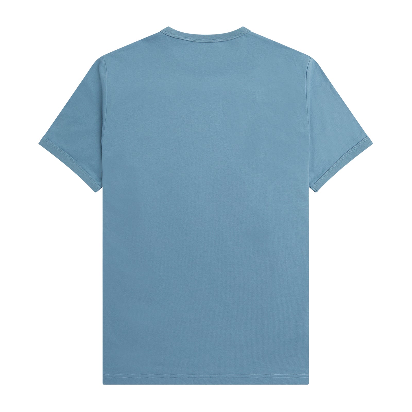 Fred Perry Ringer T-Shirt Ash Blue. Foto da parte de trás.