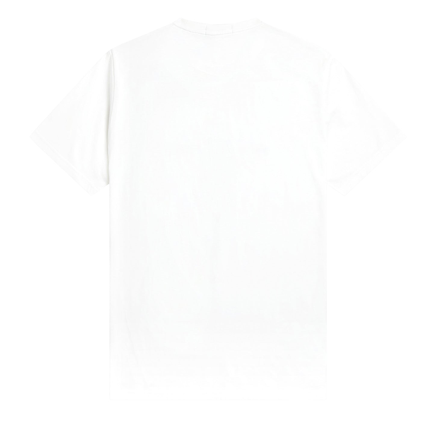 Fred Perry Embroidered T-Shirt White. Foto da parte de trás.