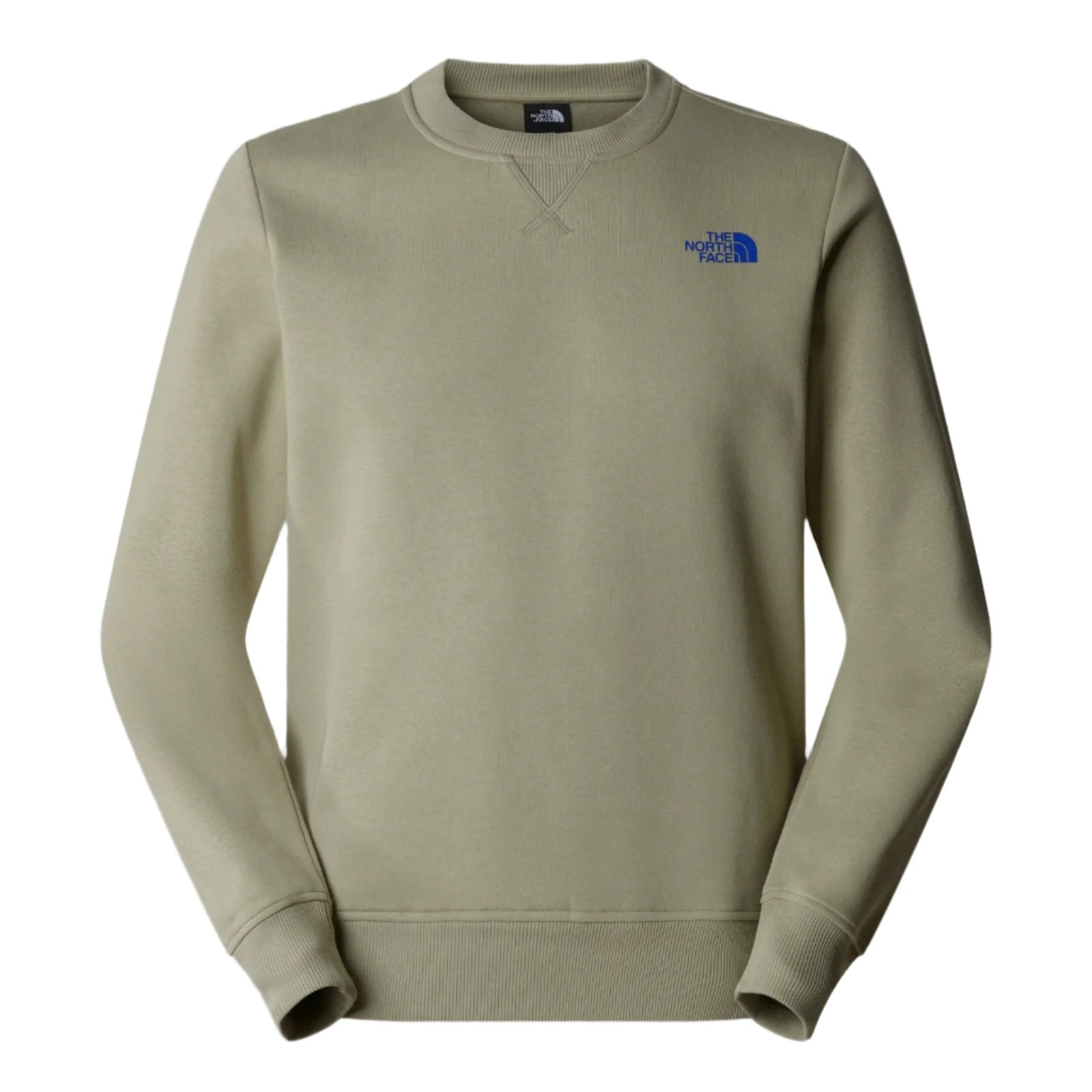 The North Face Crew Topographic Sweat Clay Grey. Foto da parte da frente.