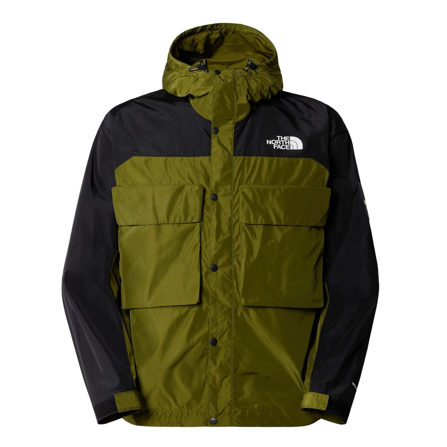 The North Face Tustin Cargo Pocket Jacket Forest Olive. Foto da parte da frente.