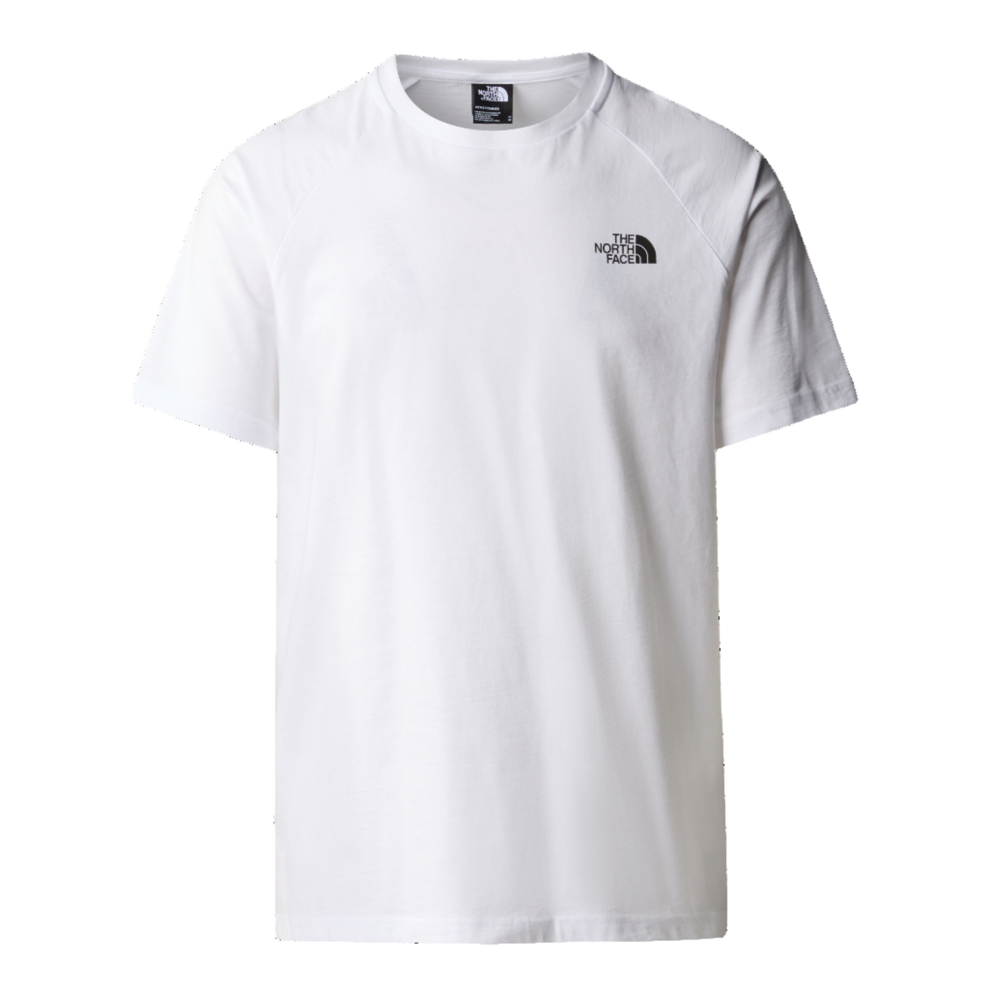 T-Shirt de manga curta para homem The North Face North Faces em TNF White. Foto da parte da frente.