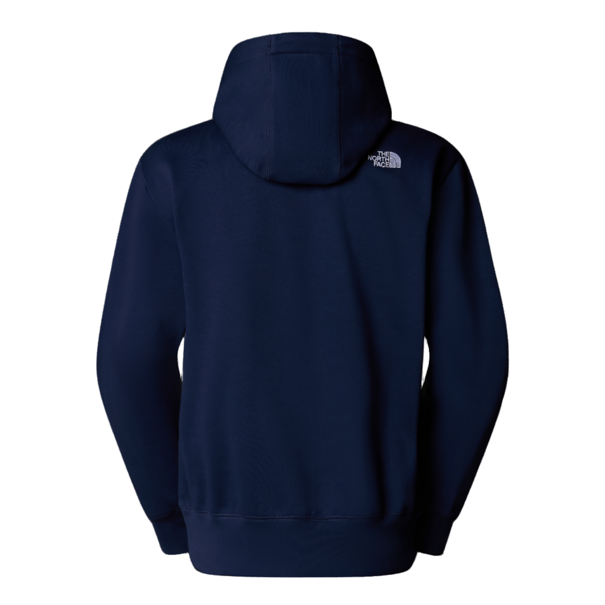 Sweat de homem com carapuço The North Face ESS RX em Summit Navy. Foto da parte de trás.