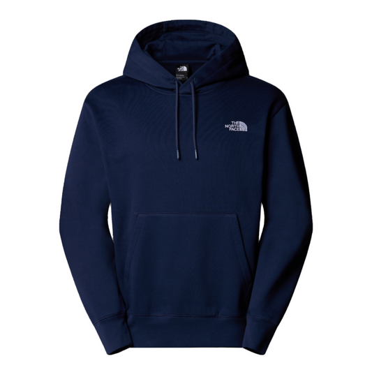 Sweat de homem com carapuço The North Face ESS RX em Summit Navy. Foto da parte da frente.