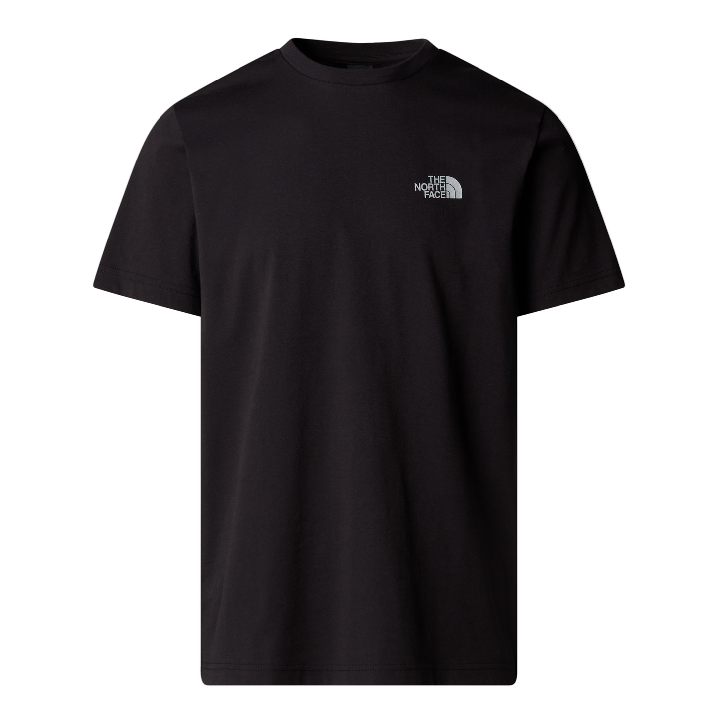 T-shirt de manga curta para homem The North Face NSE Box em TNF Black Reflective. Foto da parte da frente.