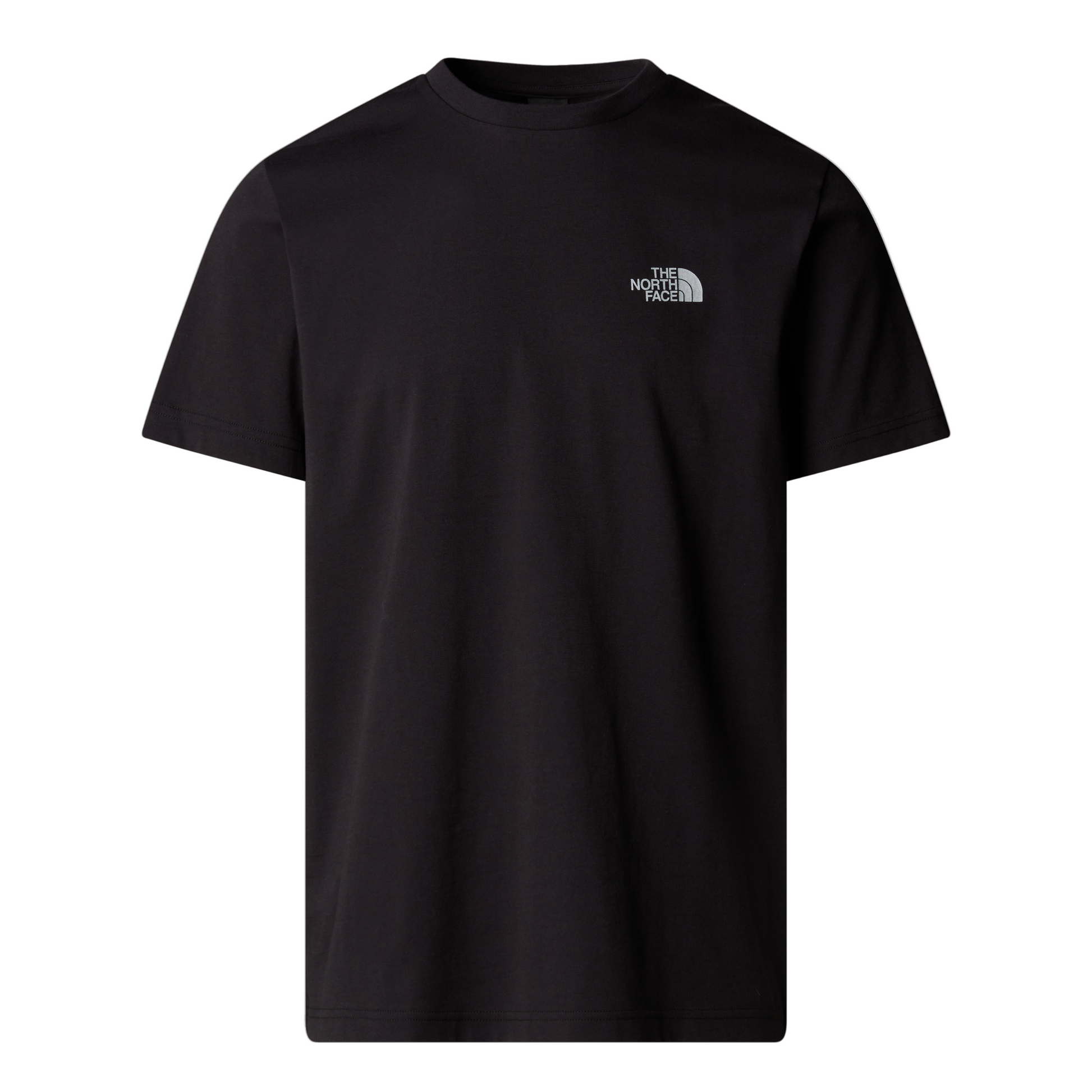 T-shirt de manga curta para homem The North Face NSE Box em TNF Black Reflective. Foto da parte da frente.