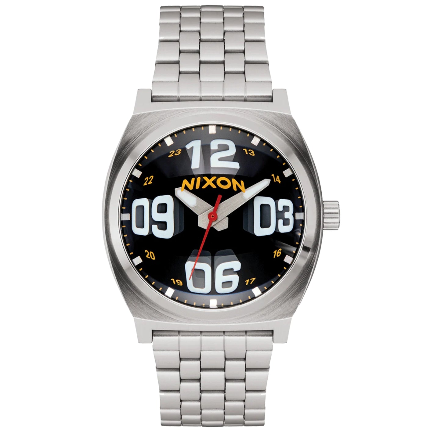 Relógio Nixon Time Teller Fisheye em Prateado/Preto