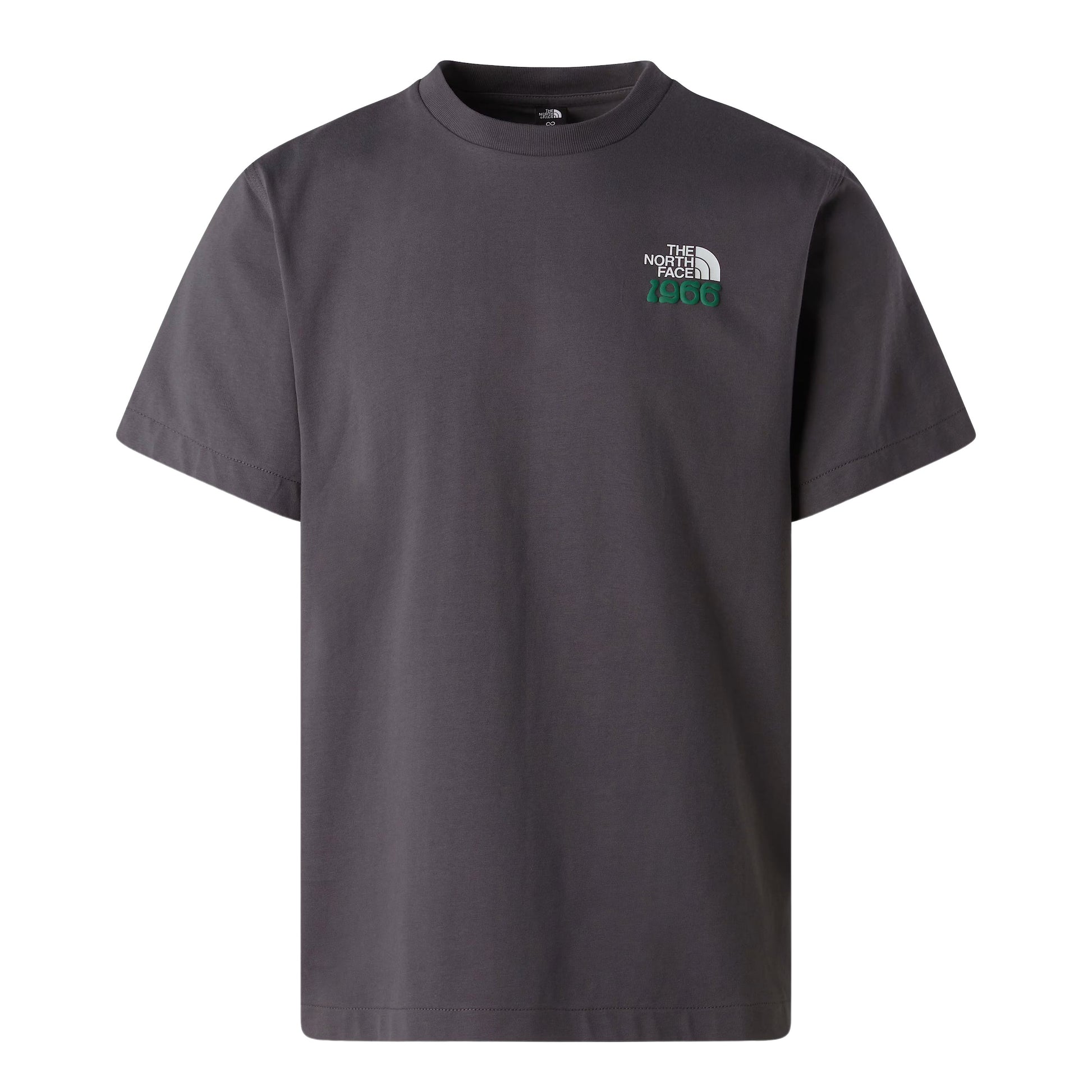T-Shirt de manga curta para homem The North Face 1966 Motion Relaxed Graphic em Cinza Transcendent. Foto da parte da frente.