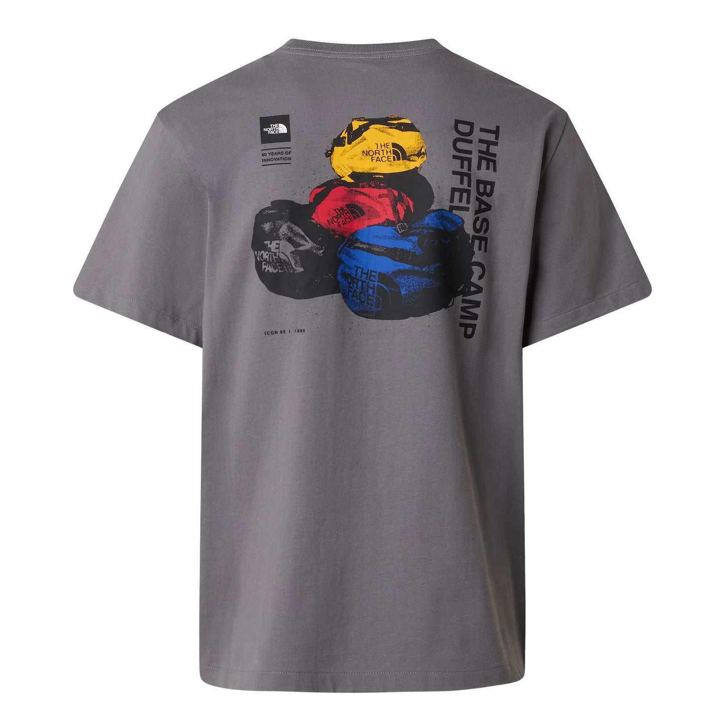 The North Face Men's BCD Celebration Relaxed Short Sleeve T-Shirt in Smoked Pearl