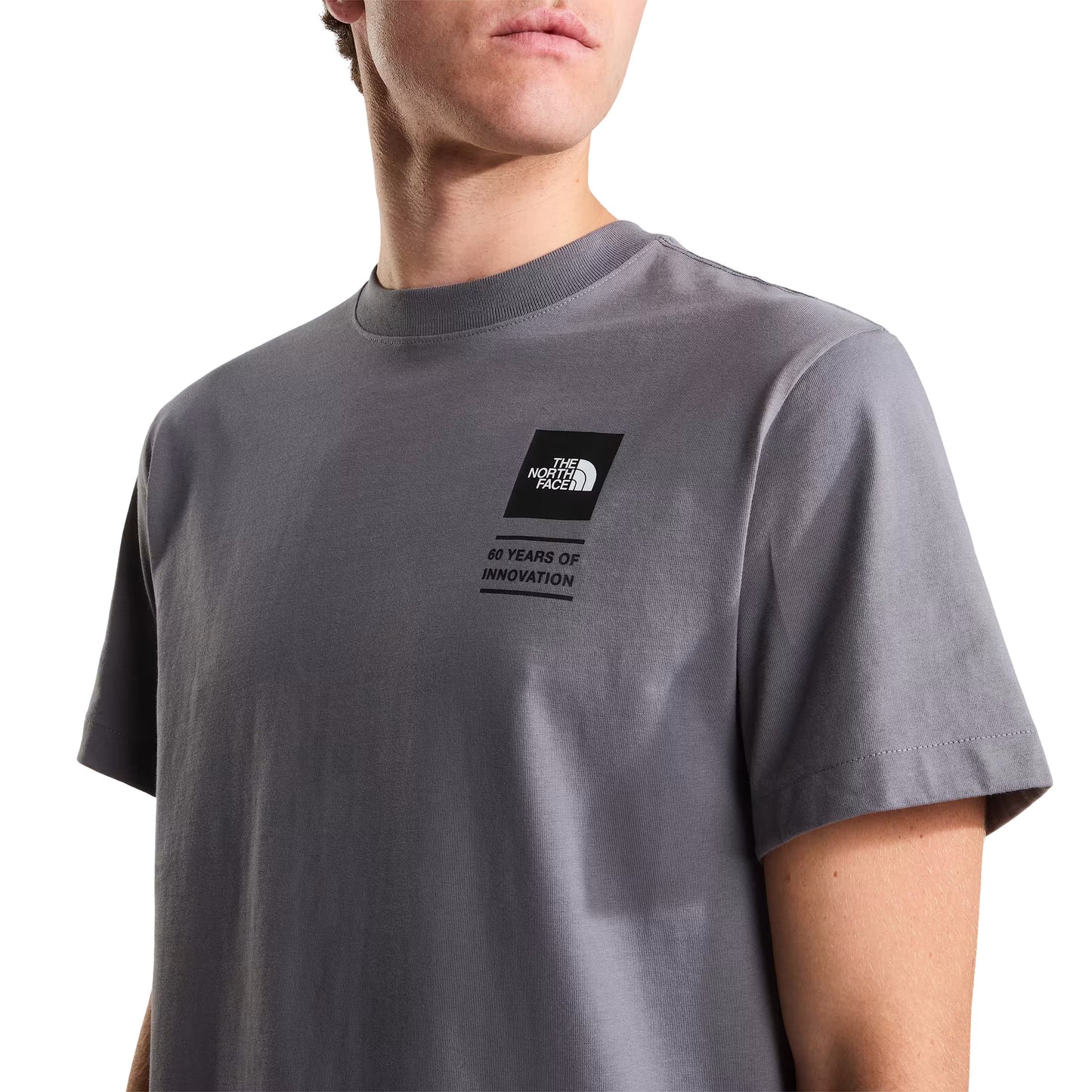 The North Face Men's BCD Celebration Relaxed Short Sleeve T-Shirt in Smoked Pearl