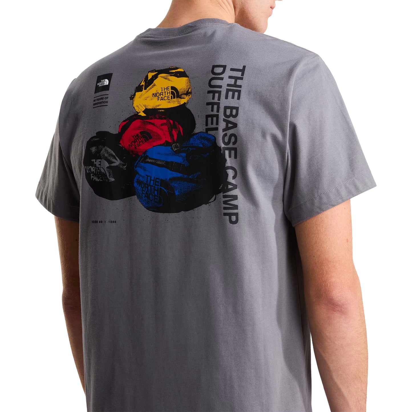 The North Face Men's BCD Celebration Relaxed Short Sleeve T-Shirt in Smoked Pearl