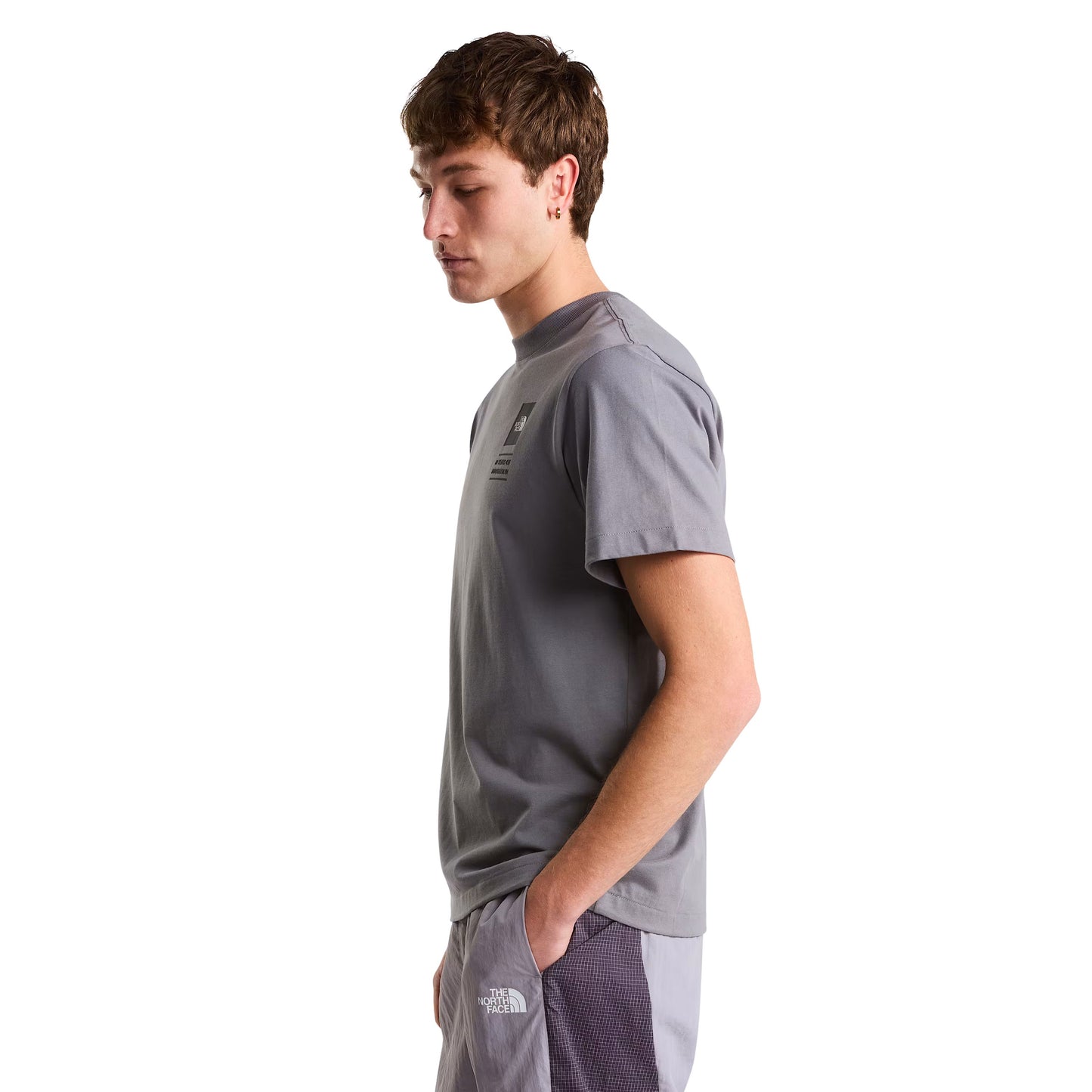 The North Face Men's BCD Celebration Relaxed Short Sleeve T-Shirt in Smoked Pearl