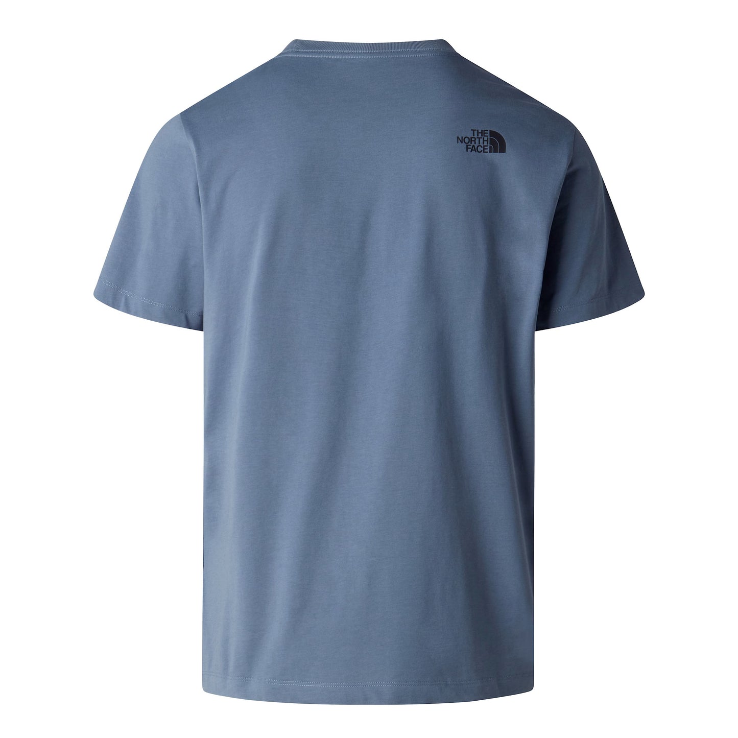 T-Shirt de manga curta para homem The North Face Evolution Box Half Dome Regular em cinza Granite. Foto da parte de trás.