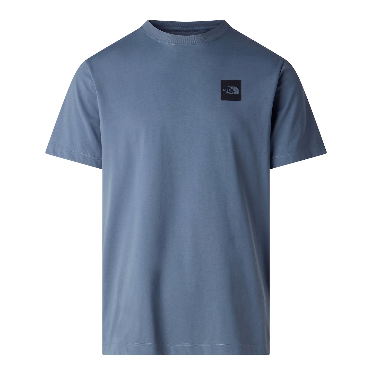 T-Shirt de manga curta para homem The North Face Evolution Box Half Dome Regular em cinza Granite. Foto da parte da frente.