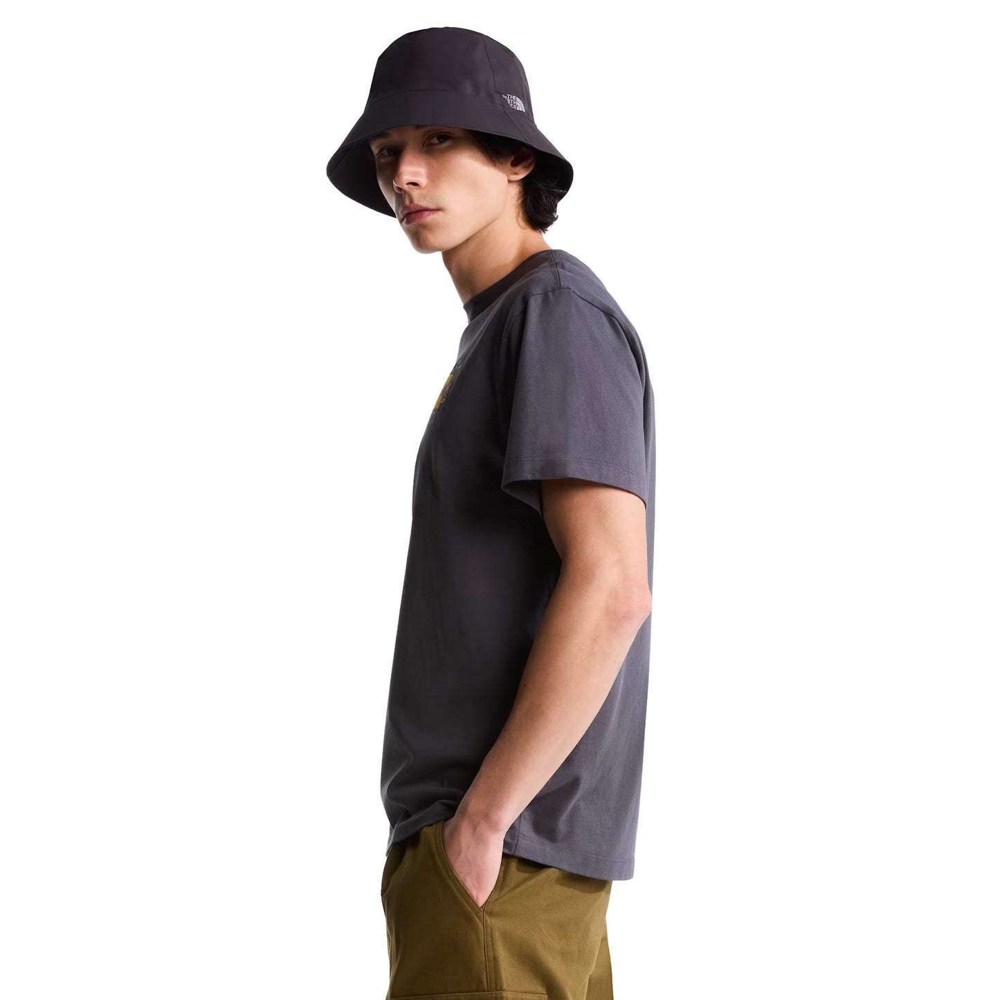 The North Face Unisex Gear Up Get Out Relaxed S/S T-shirt Graphic Anthracite Grey