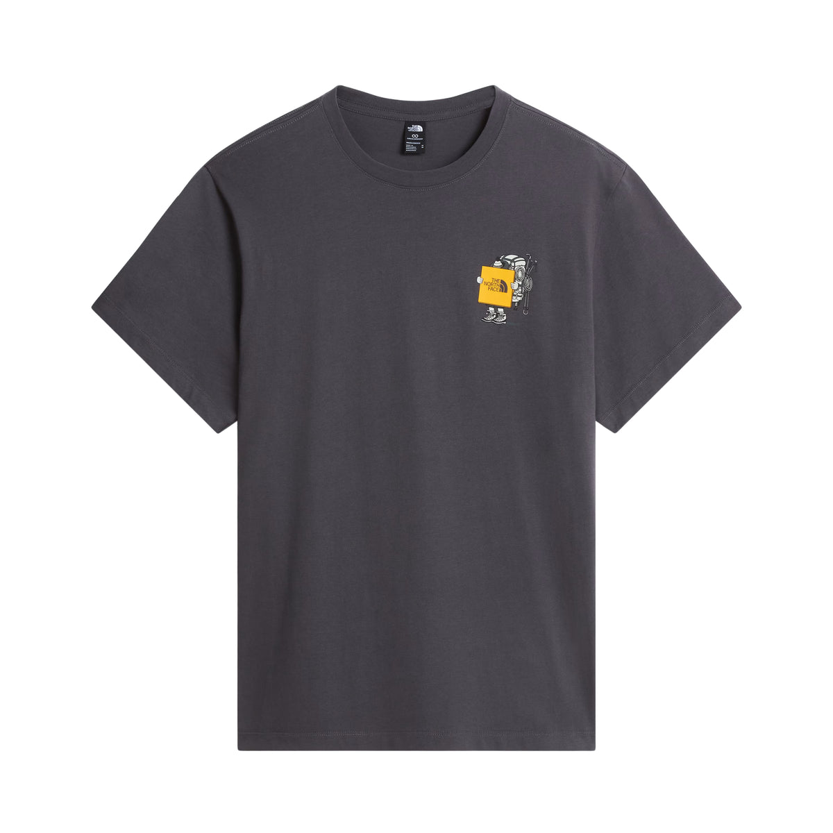 The North Face Unisex Gear Up Get Out Relaxed S/S T-shirt Graphic Anthracite Grey