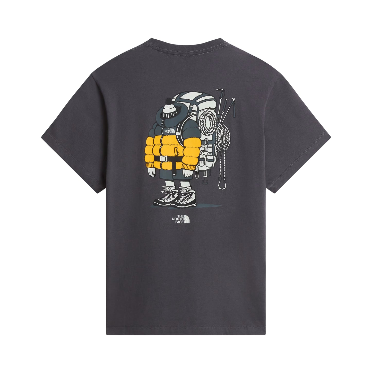 The North Face Unisex Gear Up Get Out Relaxed S/S T-shirt Graphic Anthracite Grey