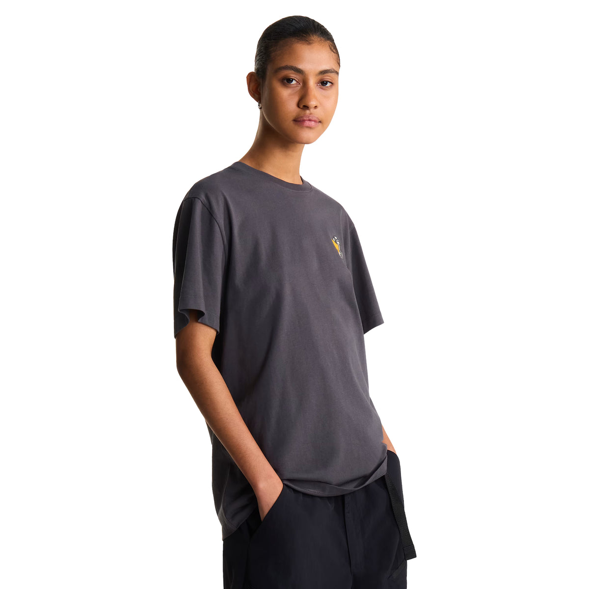 The North Face Unisex Gear Up Get Out Relaxed S/S T-shirt Graphic Anthracite Grey