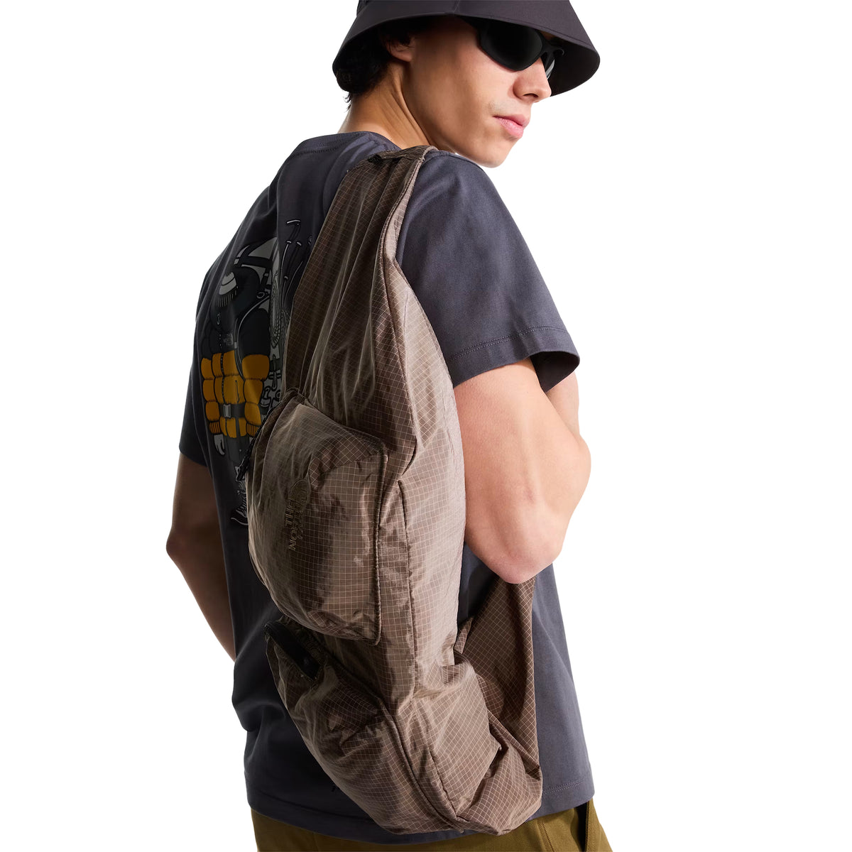 The North Face Unisex Gear Up Get Out Relaxed S/S T-shirt Graphic Anthracite Grey
