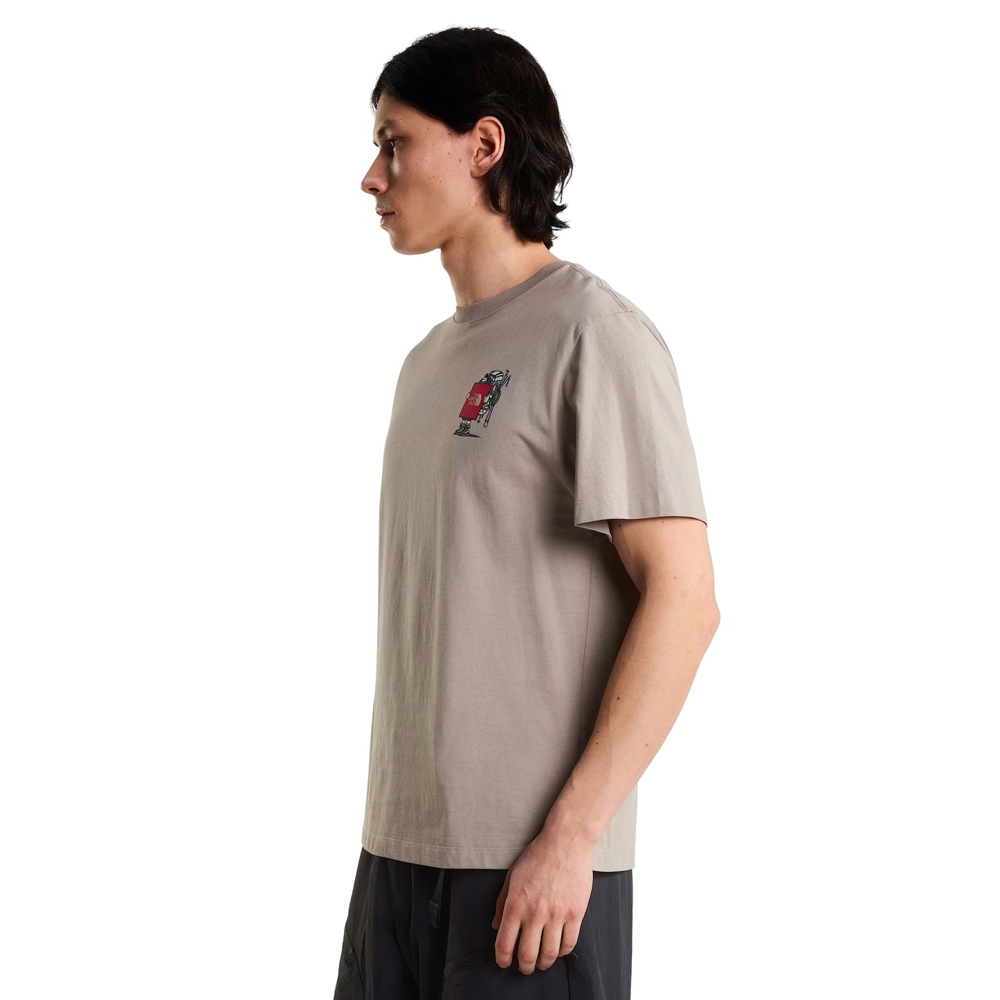 The North Face Unisex Gear Up Get Out Relaxed S/S T-shirt Graphic Stone Slab