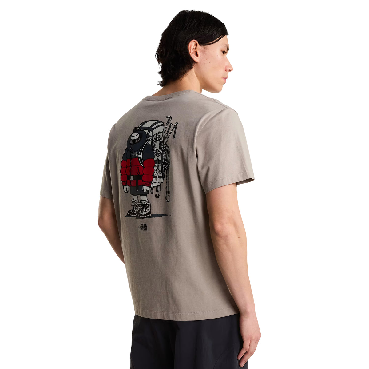 The North Face Unisex Gear Up Get Out Relaxed S/S T-shirt Graphic Stone Slab