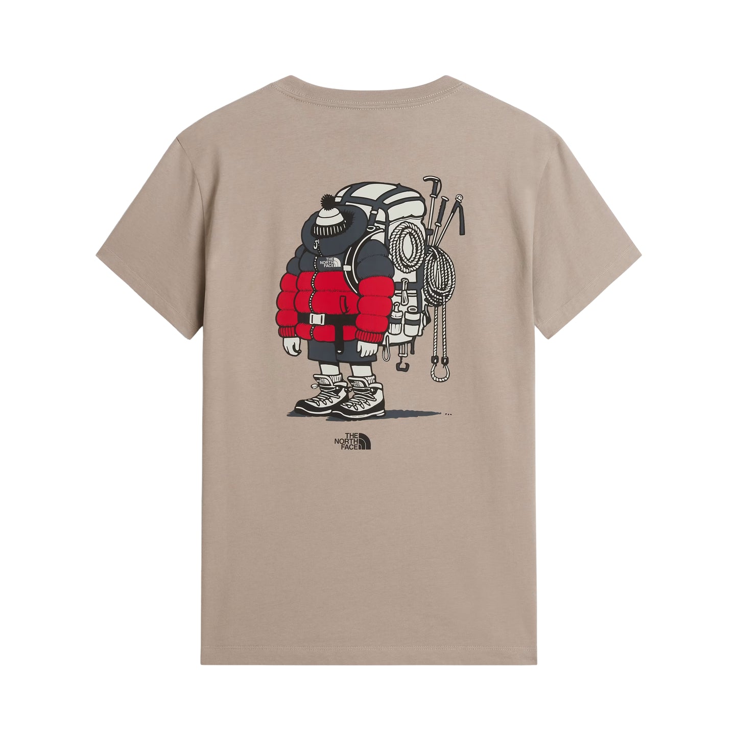 The North Face Unisex Gear Up Get Out Relaxed S/S T-shirt Graphic Stone Slab