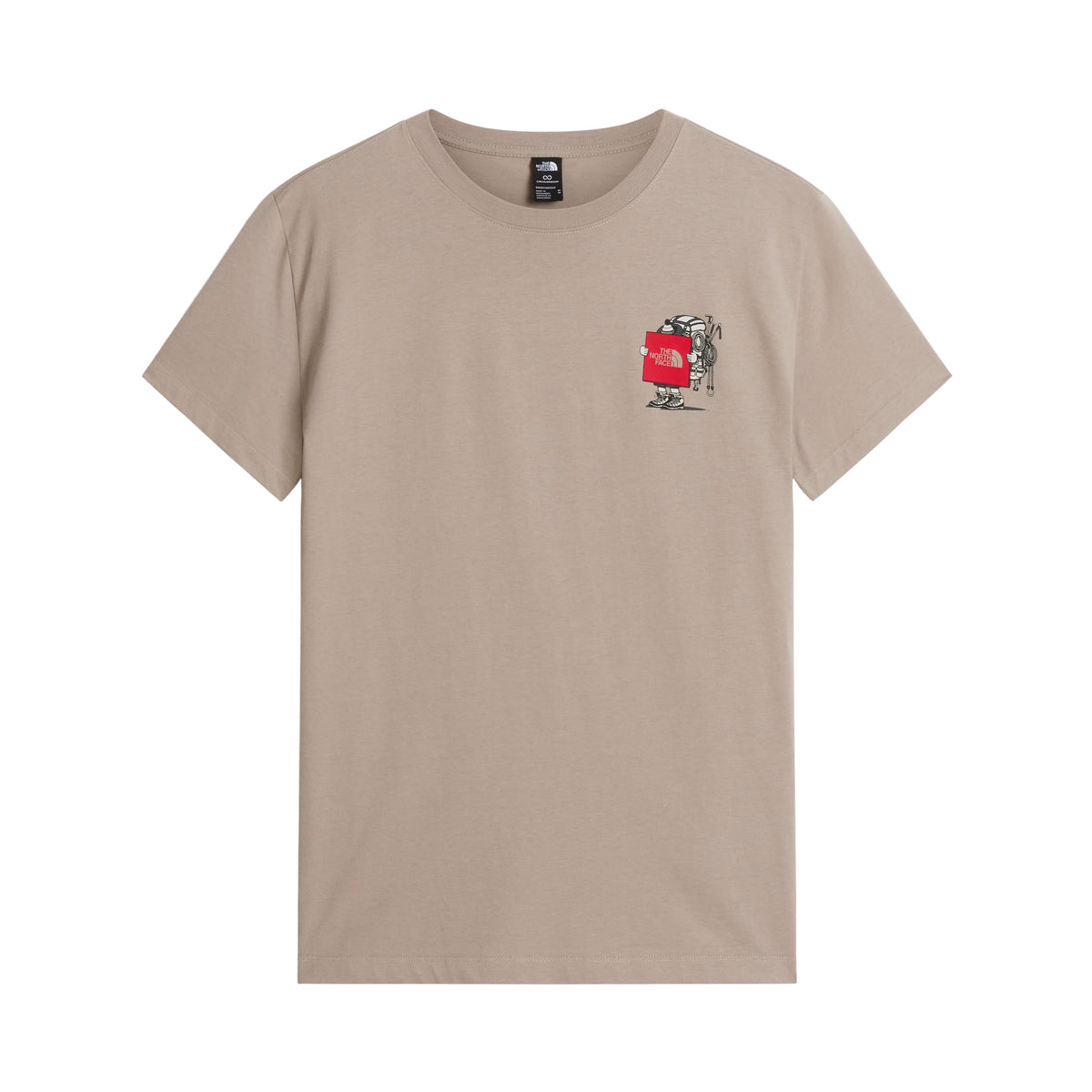 The North Face Unisex Gear Up Get Out Relaxed S/S T-shirt Graphic Stone Slab