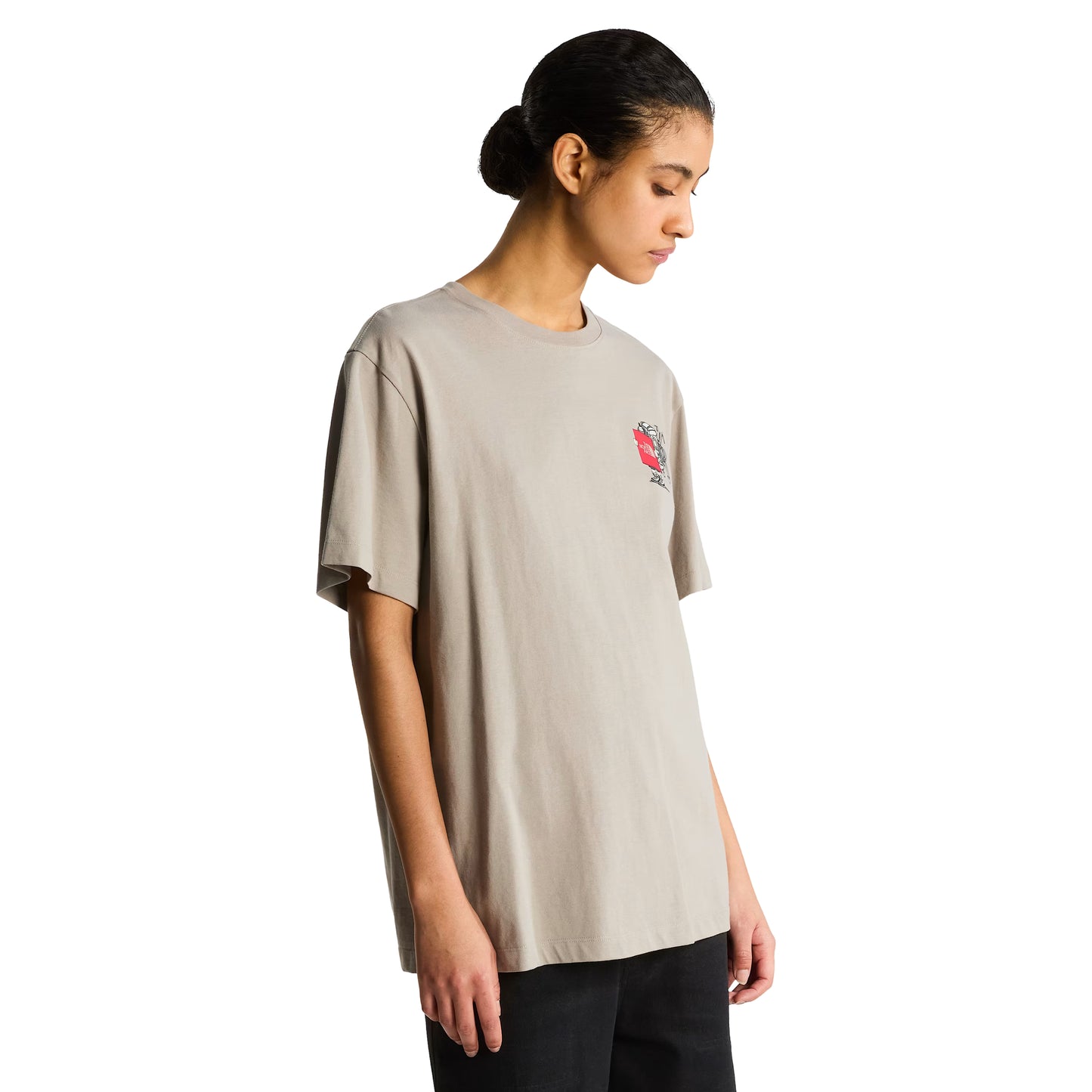 The North Face Unisex Gear Up Get Out Relaxed S/S T-shirt Graphic Stone Slab