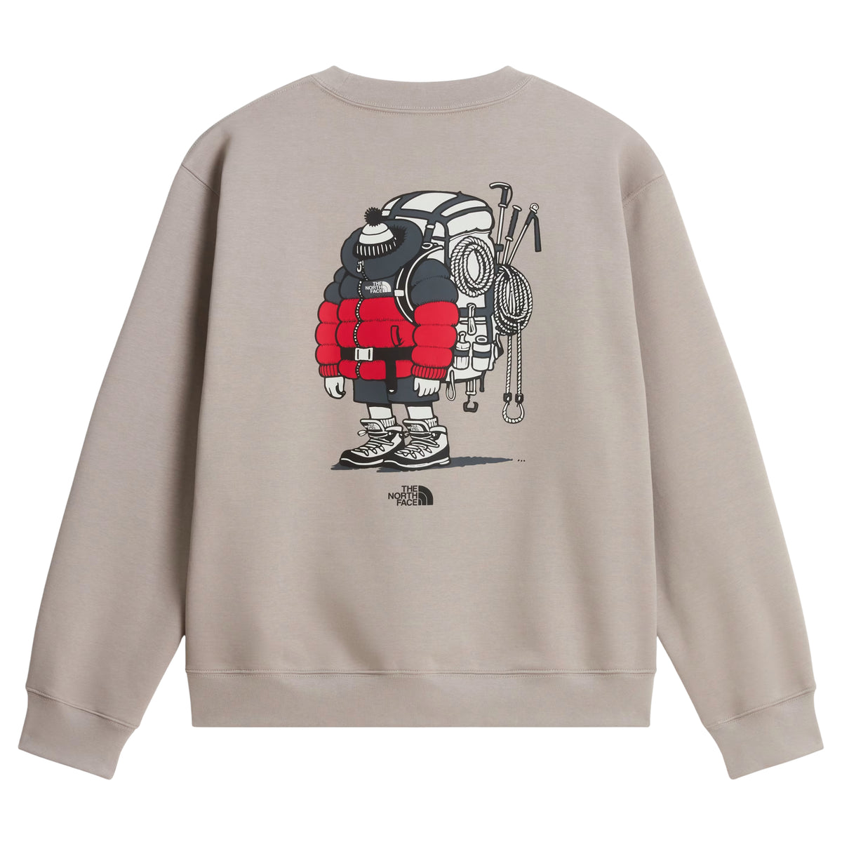 Sweatshirt unissexo The North Face Gear Up Get Out Relaxed Crew em Stone Slab