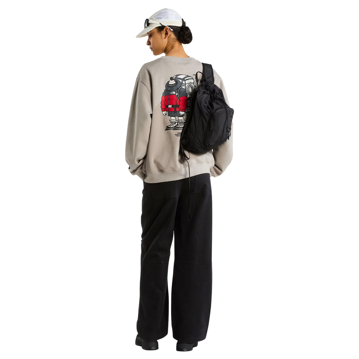 Sweatshirt unissexo The North Face Gear Up Get Out Relaxed Crew em Stone Slab