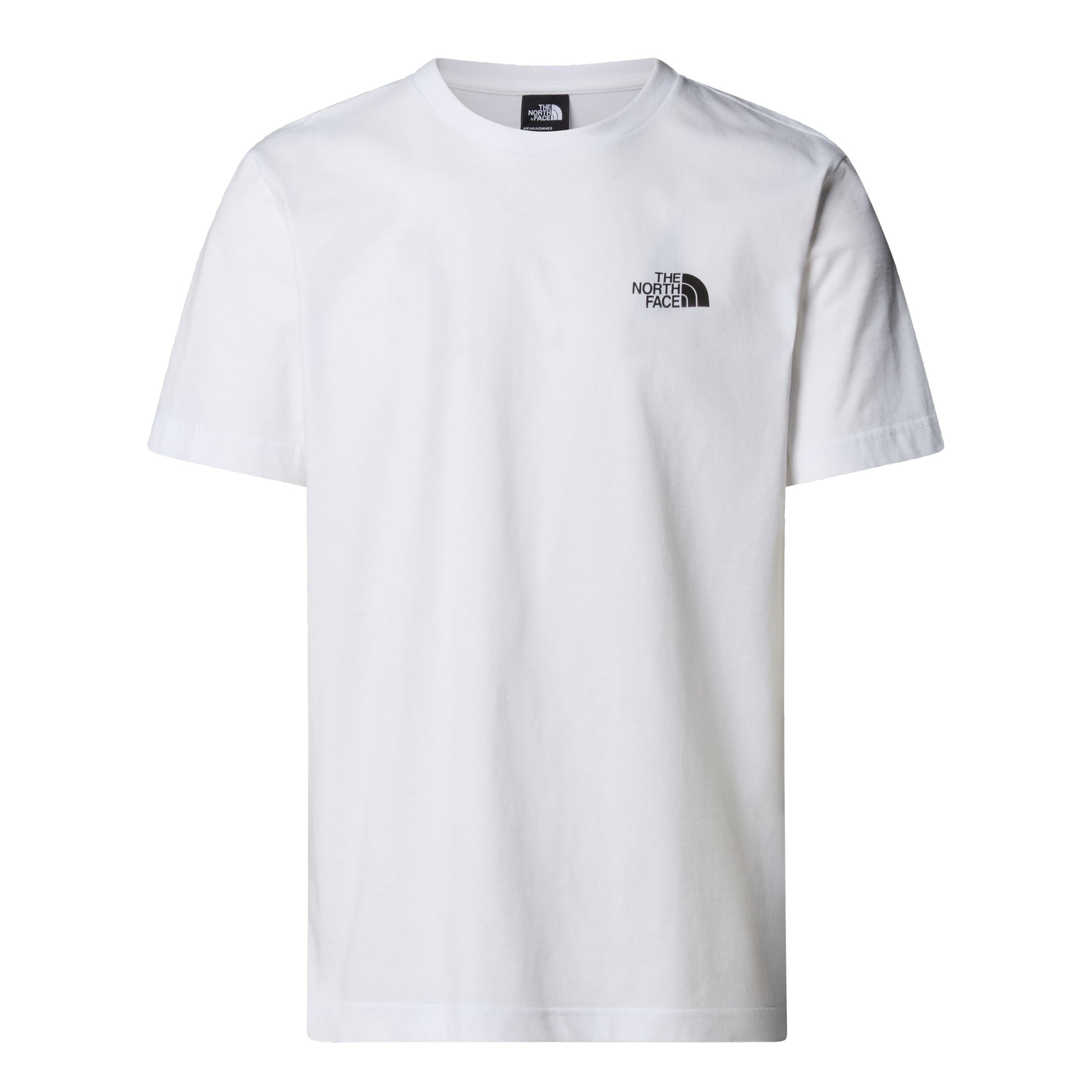 T-Shirt de manga curta para homem The North Face Half Dome Photo em TNF White. Foto da parte da frente.