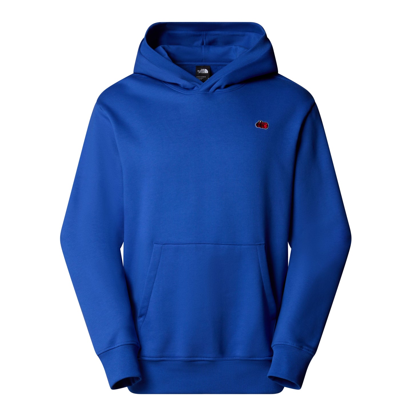 Sweat com carapuço para homem The North Face Icon Relaxed em TNF Blue. Foto da parte da frente.