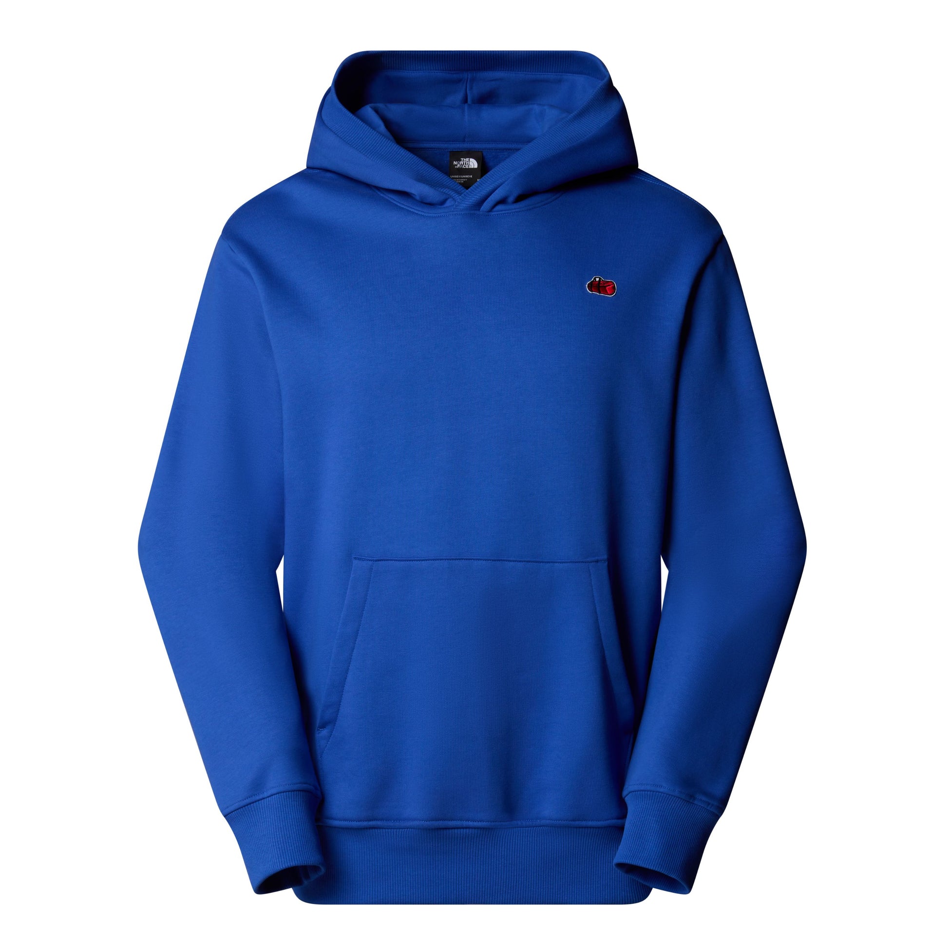 Sweat com carapuço para homem The North Face Icon Relaxed em TNF Blue. Foto da parte da frente.