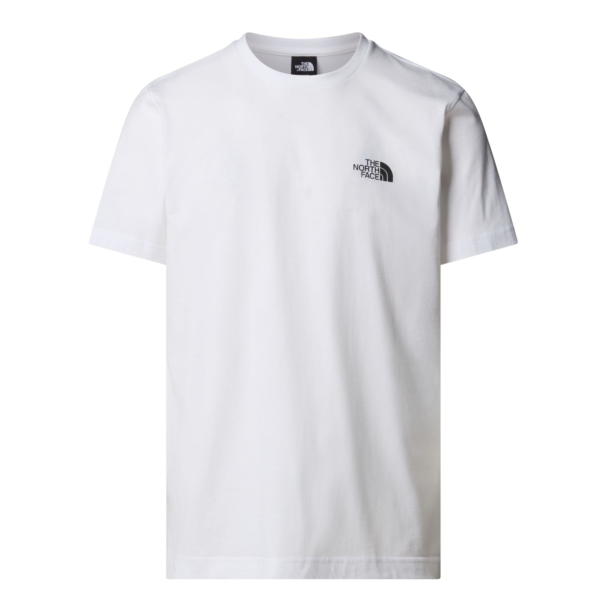 T-Shirt de manga curta para homem The North Face Mountain Sketch em TNF White. Foto da parte da frente.