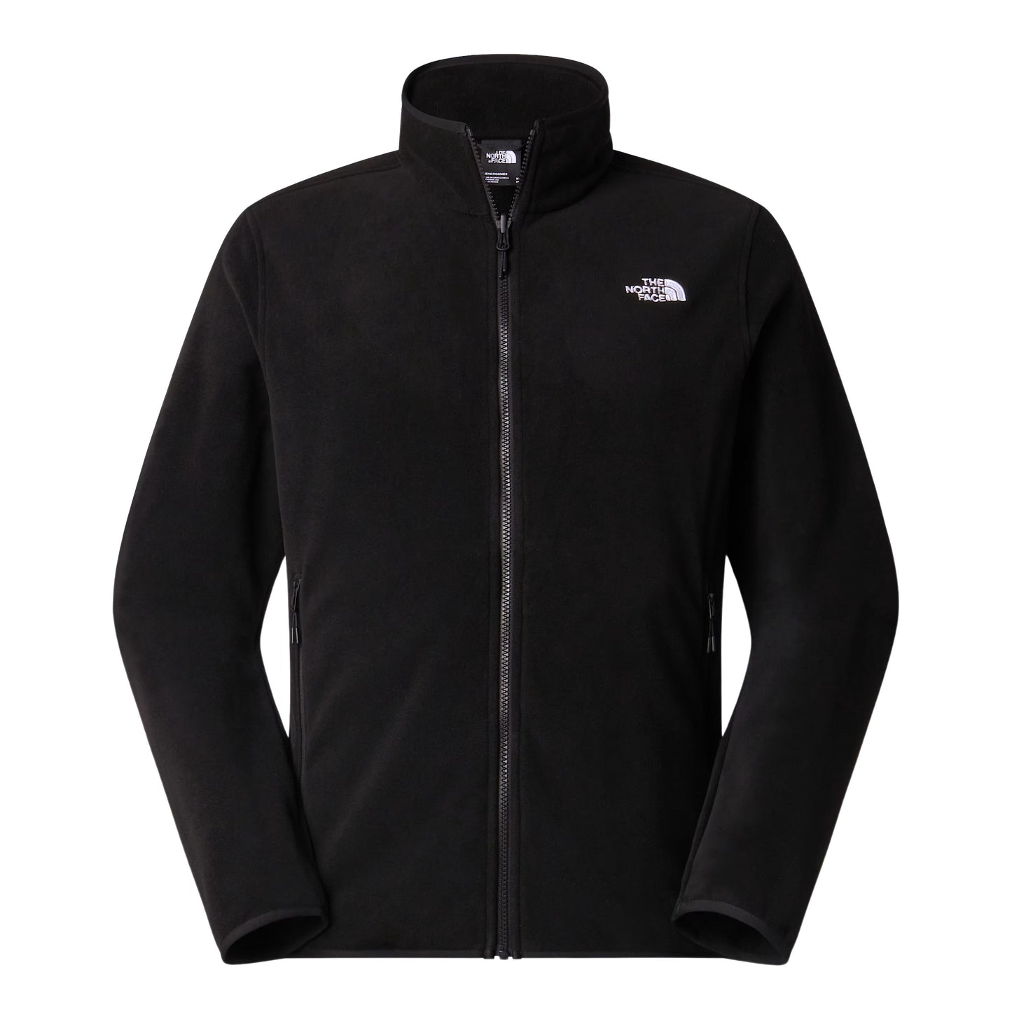 Casaco com carapuço para homem The North Face Quest Triclimate em Preto TNF/NPF. Foto da parte da frente.