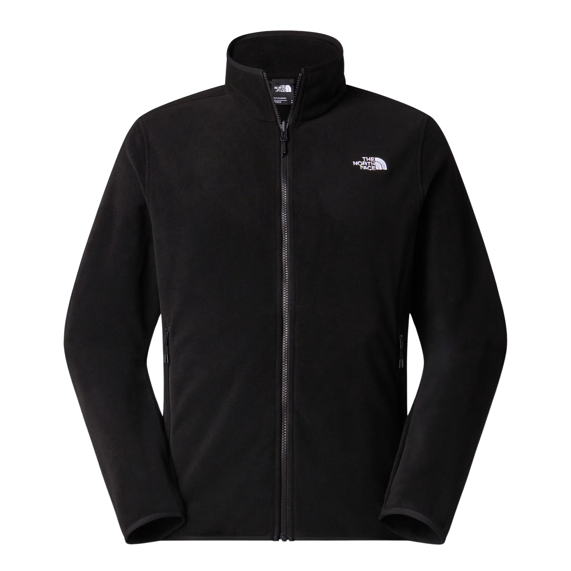 Casaco com carapuço para homem The North Face Quest Triclimate em Preto TNF/NPF. Foto da parte da frente.