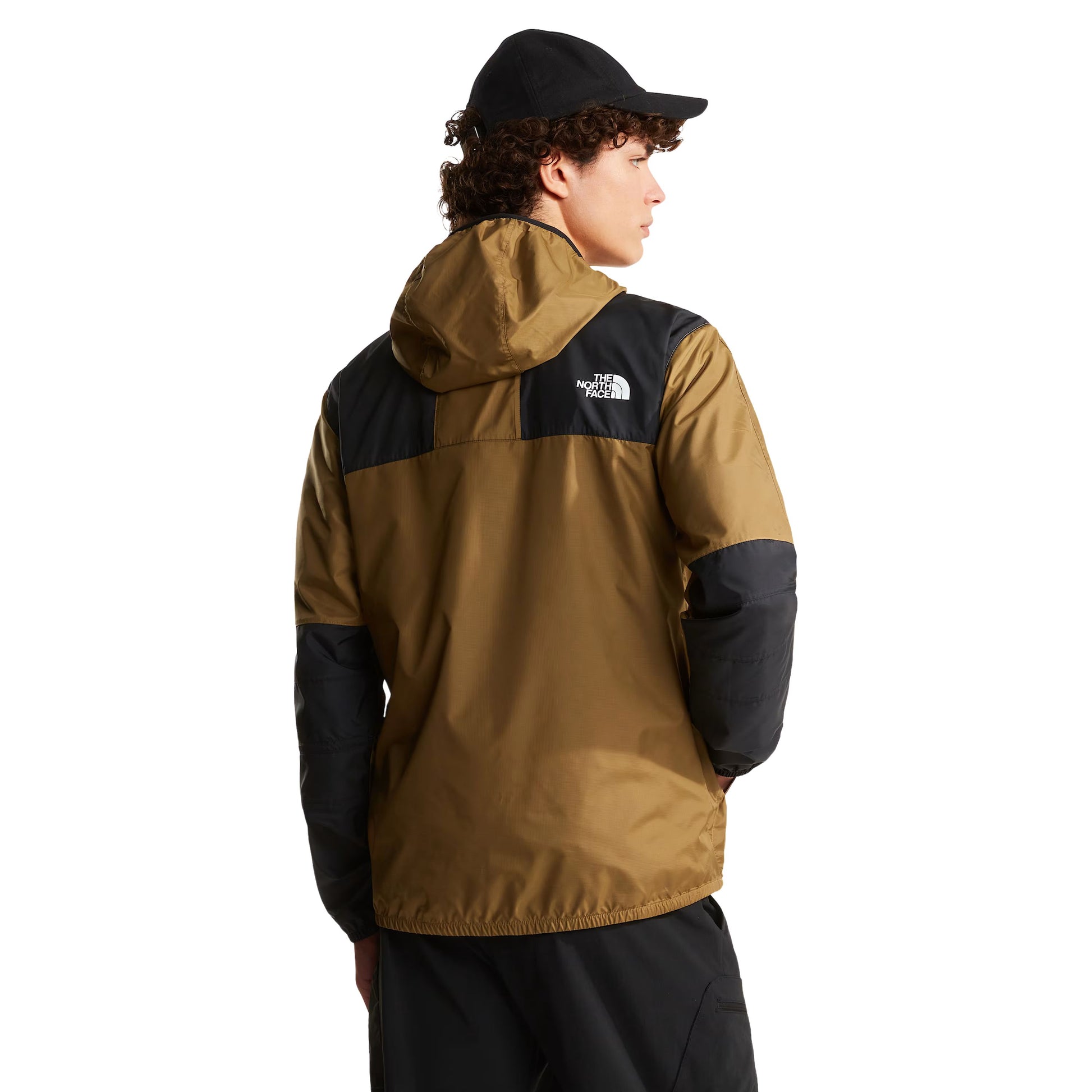 Casaco para homem The North Face Seasonal Mountain em Cedar. Foto da parte de trás, vestido.