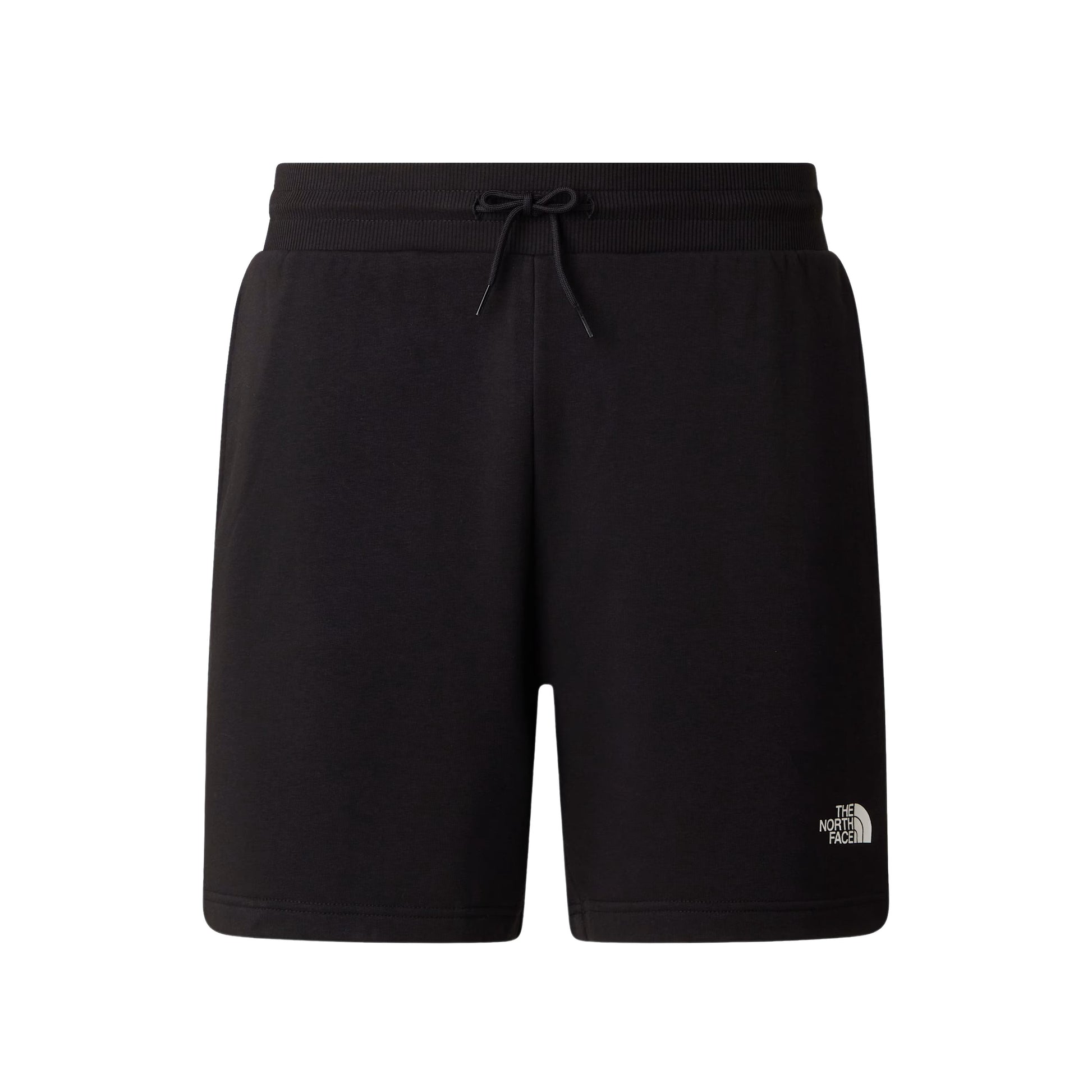Calções de homem The North Face Simple Dome Light Regular em Preto TNF. Foto da parte da frente.