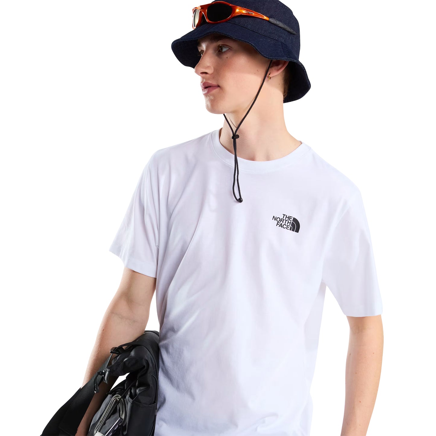 T-Shirt de manga curta para homem The North Face Vertical Regular em TNF White