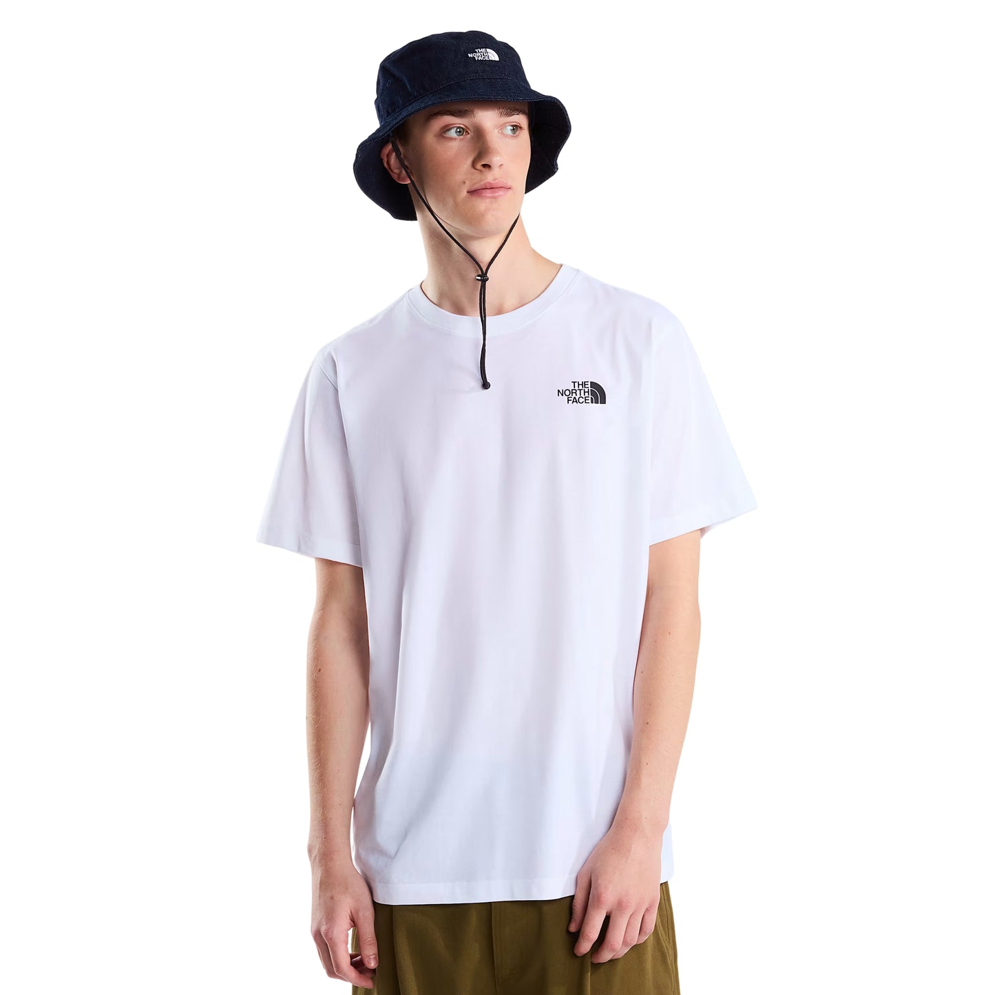 T-Shirt de manga curta para homem The North Face Vertical Regular em TNF White