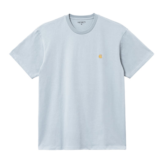 Carhartt WIP Chase T-Shirt Icarus/Gold. Foto da parte da frente.