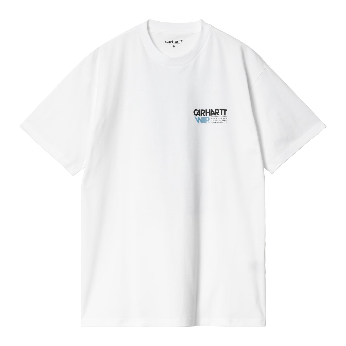 Carhartt WIP Short Sleeve Contact Sheet T-Shirt White. Foto da parte da frente.