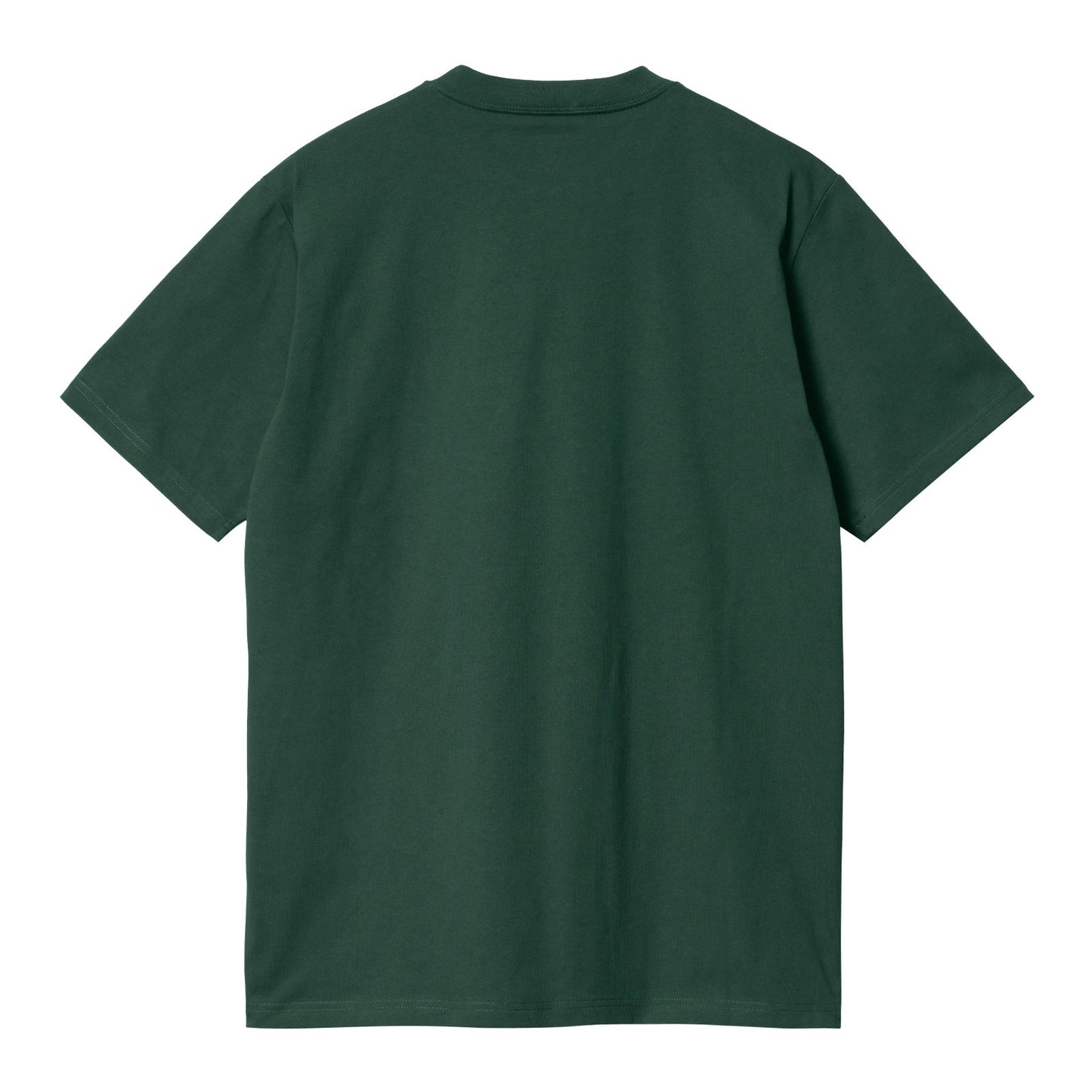 Carhartt WIP University Script T-Shirt Discovery Green/Gold. Foto da parte de trás.