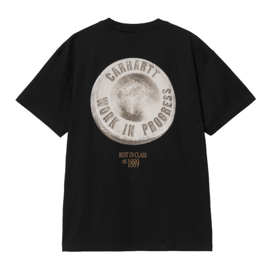 Carhartt WIP Best In Class Short Sleeve T-Shirt Black. Foto da parte de trás.