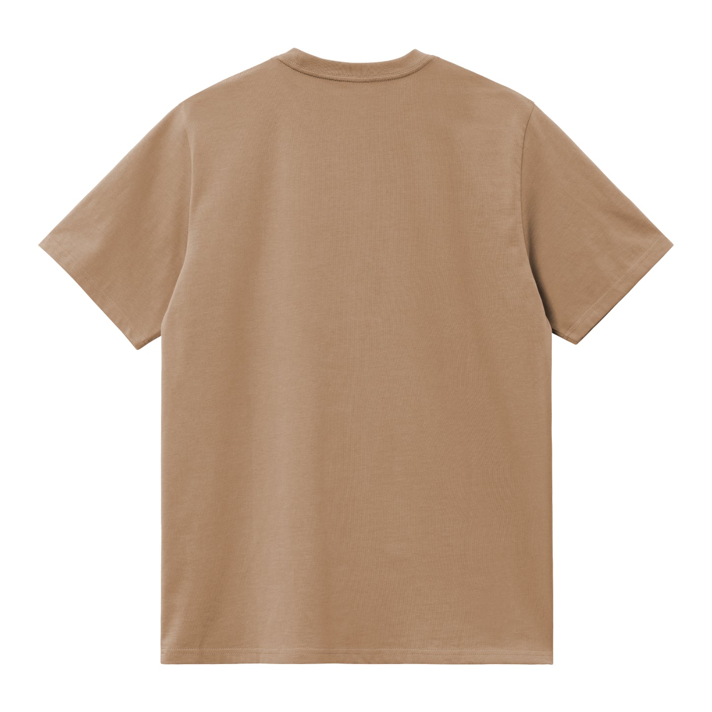 Carhartt WIP Chase Short Sleeve T-Shirt Peanut/Gold. Foto da parte de trás.