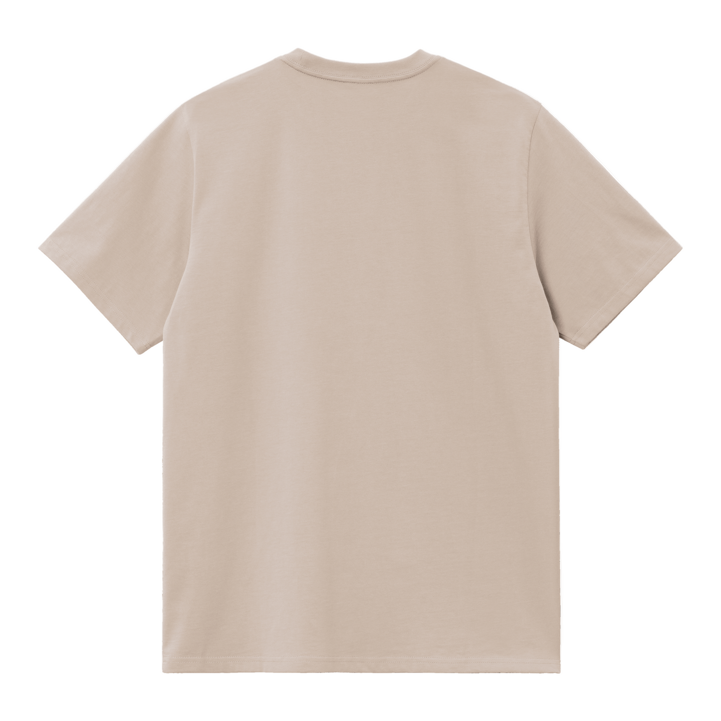 T-Shirt de manga curta para homem Carhartt WIP Chase em Fleur De Sel/Gold. Foto da parte de trás.