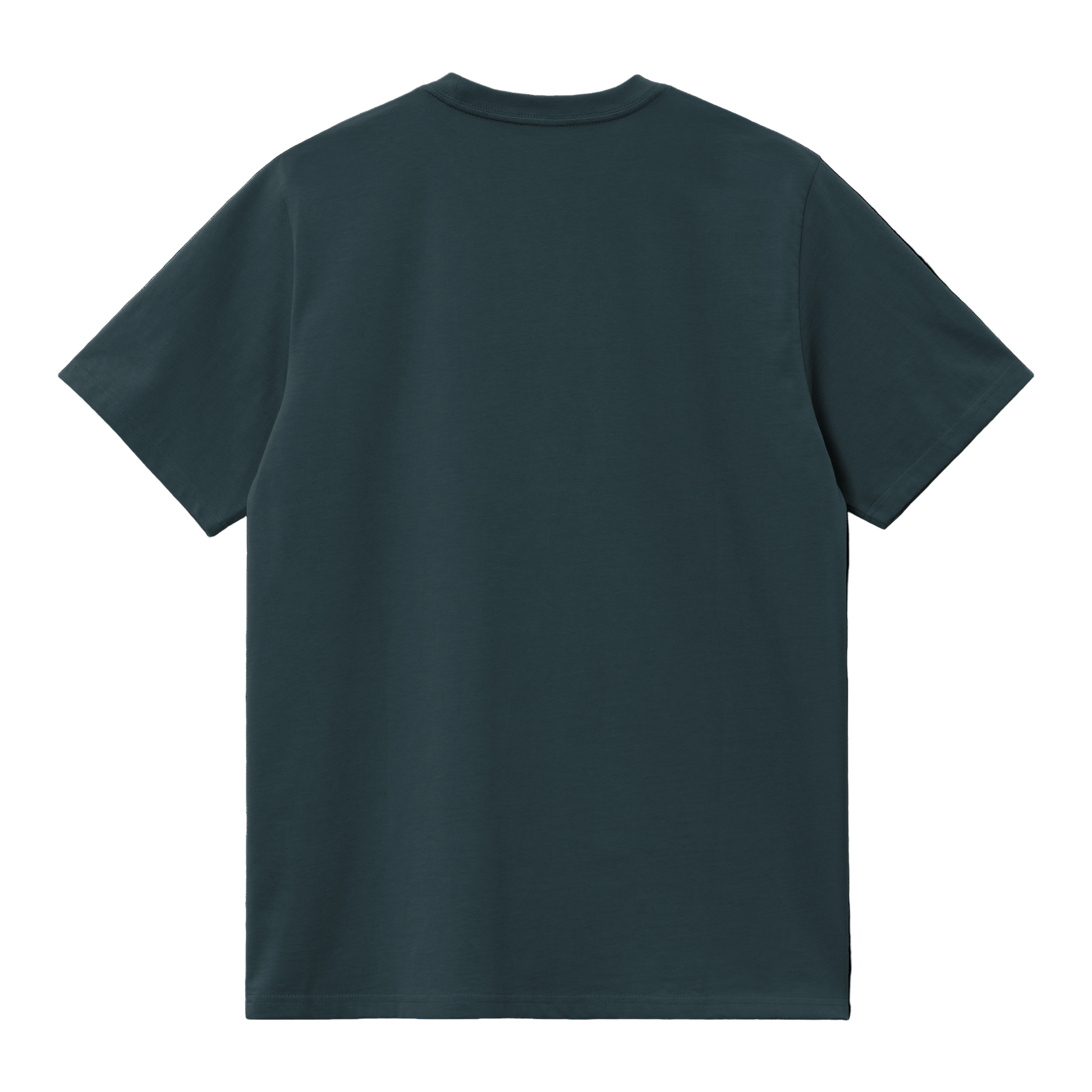 T-Shirt com manga curta para homem Carhartt WIP Pocket em Deep Lagoon. Foto da parte de trás.