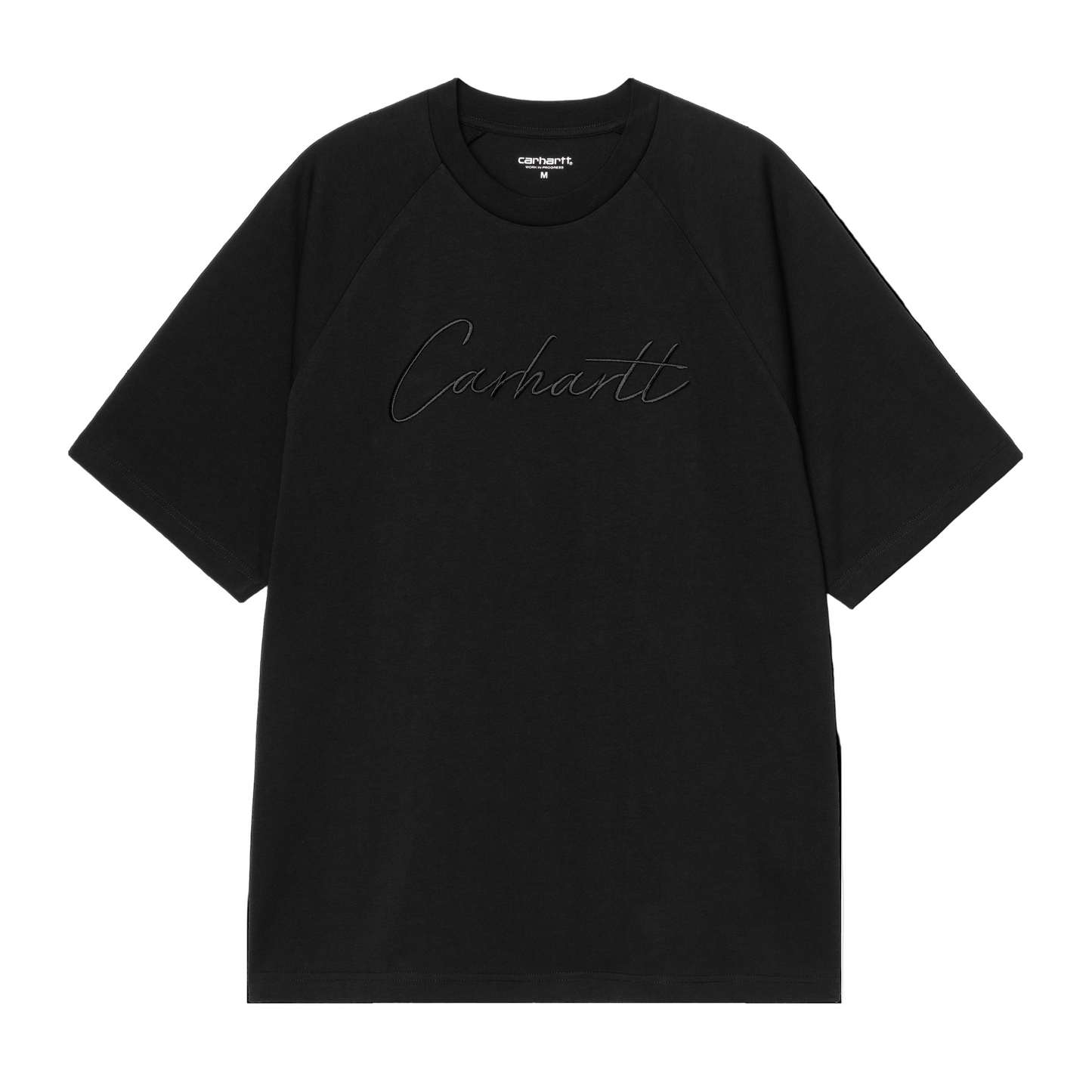T-Shirt de manga curta para homem Carhartt WIP Ray em Preto. Foto da parte da frente.