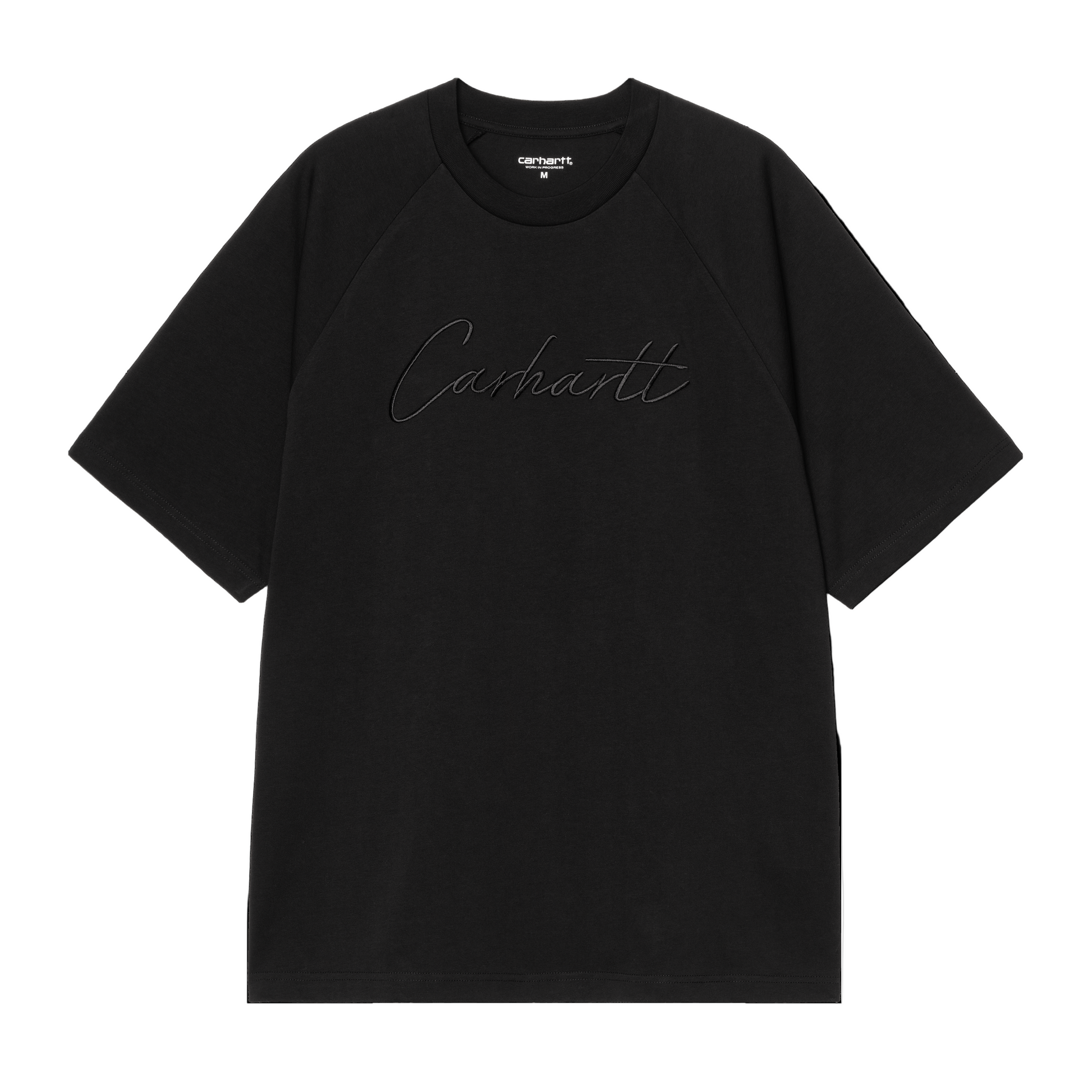 T-Shirt de manga curta para homem Carhartt WIP Ray em Preto. Foto da parte da frente.